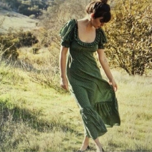 Doen olive dress size small - Picture 3 of 6